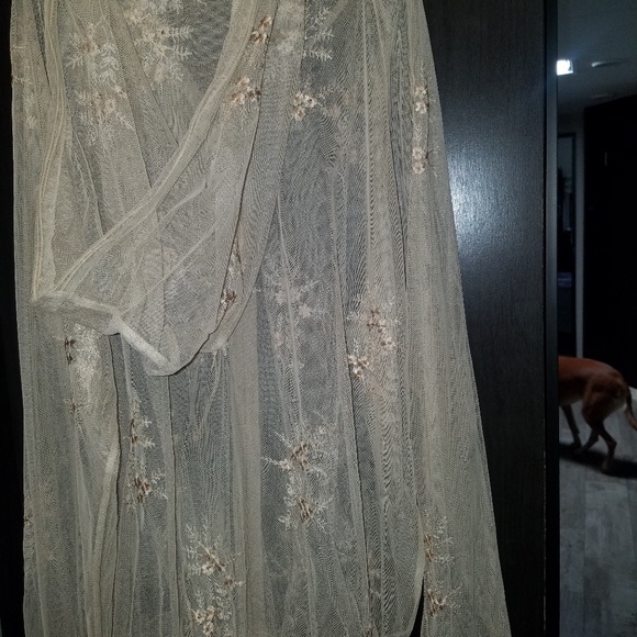Sheer Embroidered Jacket - Picture 3 of 4